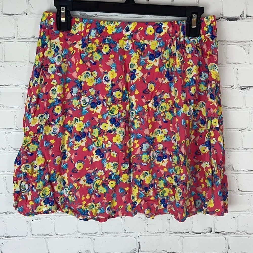 Lily Star Floral Mini Skirt